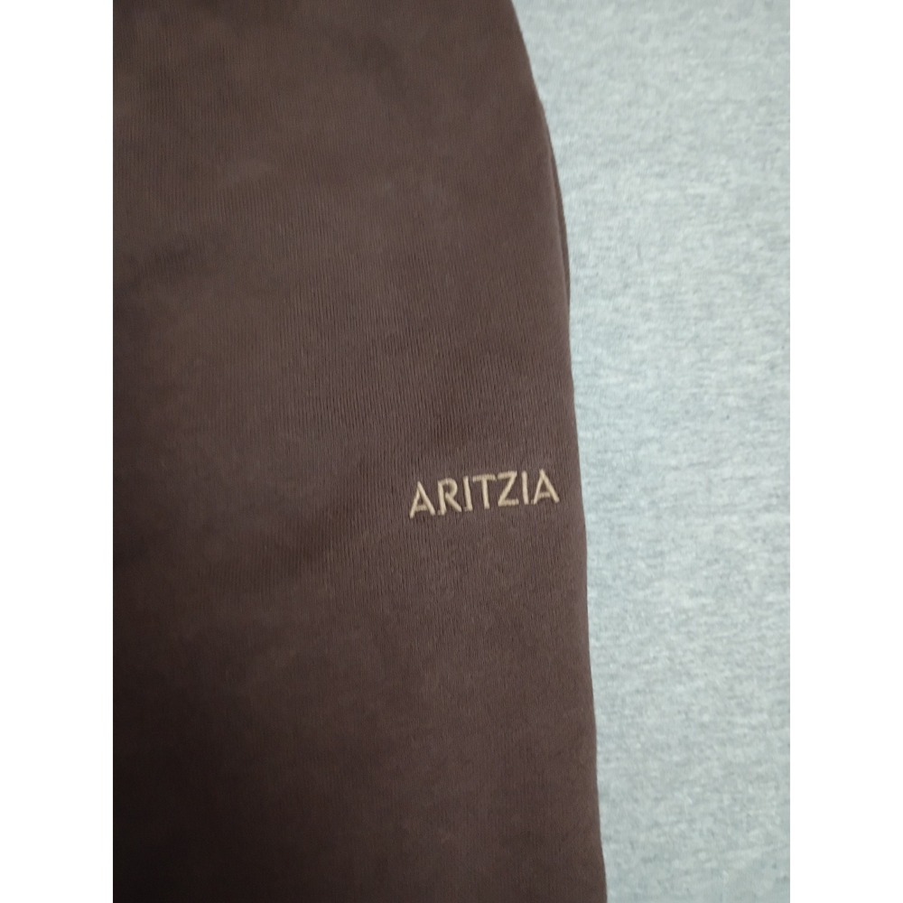 Aritzia Sweatfleece Boyfriend Fit Sweatpants Brown 2XL Wide Leg Joggers - Picture 6 of 9